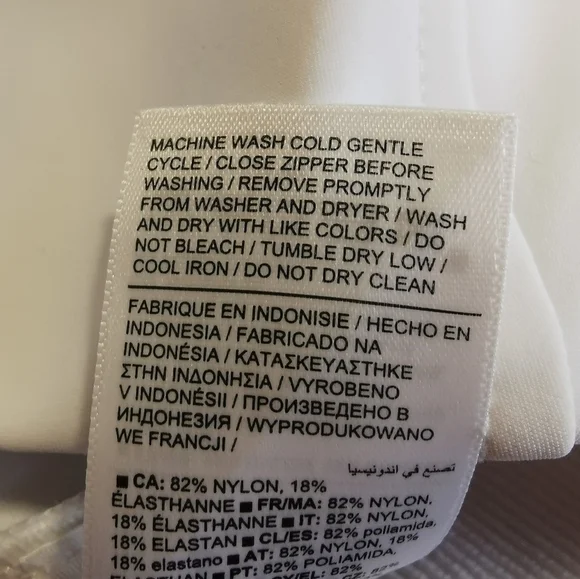 Athleta Glacier Snow Skinny II Cold Weather Water-Repellent Leggings White Sz 8 - Picture 8 of 8